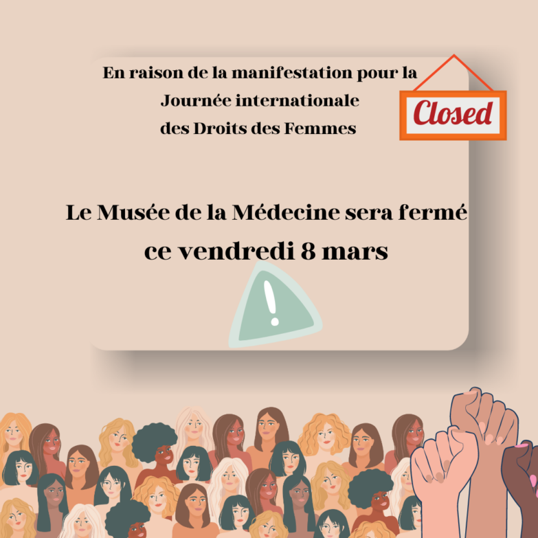 En raison de la manifestation